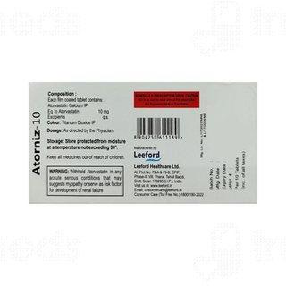 Atorniz 10 Tablet 10