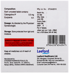 Caberford 0.5 Mg Tablet 4