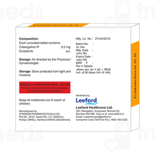 Caberford 0.5 MG Tablet 4
