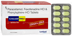 Criticold Max Tablet 10