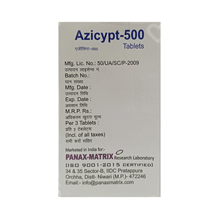 Azicypt 500 MG Tablet 3