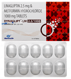 Dynaglipt Lm 2.5/1000 Tablet 10