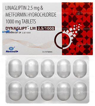 Dynaglipt Lm 2.5/1000 Tablet 10