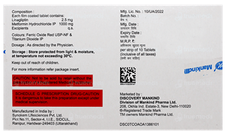 Dynaglipt Lm 2.5/1000 Tablet 10
