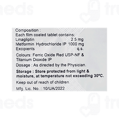 Dynaglipt Lm 2.5/1000 Tablet 10