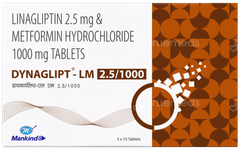 Dynaglipt Lm 2.5/1000 Tablet 10