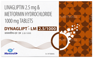Dynaglipt Lm 2.5/1000 Tablet 10