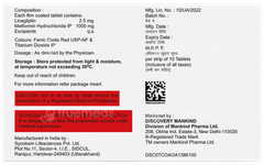 Dynaglipt Lm 2.5/1000 Tablet 10 Dynaglipt Lm 2.5/1000 Tablet 10
