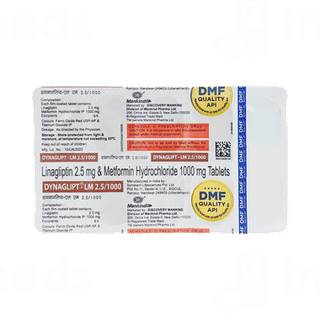 Dynaglipt Lm 2.5/1000 Tablet 10