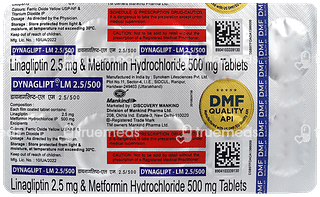 Dynaglipt Lm 2.5/500 MG Tablet 10