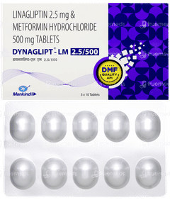 Dynaglipt Lm 2.5/500 Tablet 10