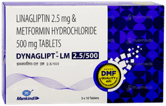Dynaglipt Lm 2.5/500 Tablet 10 Dynaglipt Lm 2.5/500 Tablet 10