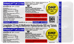 Dynaglipt Lm 2.5/500 Tablet 10 Dynaglipt Lm 2.5/500 Tablet 10