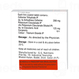 Solvecef Cv Tablet 10