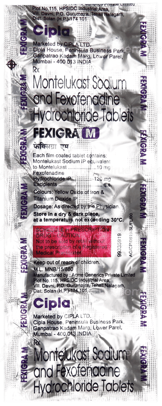 Fexigra M Tablet 10