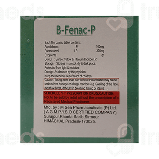 B Fenac P Tablet 10