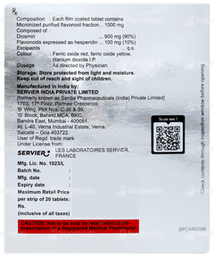 Daflon 1000mg Tablet 20 Daflon 1000mg Tablet 20