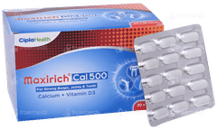 Maxirich Cal 500 Tablet 15