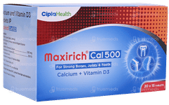 Maxirich Cal 500 Tablet 15