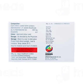 Adehep 400 Mg Tablet 10