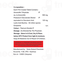 Trubid Cv 625 Lb Tablet 6