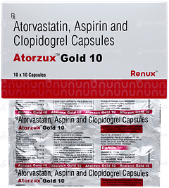Atorzux Gold 10 Capsule 10 Atorzux Gold 10 Capsule 10