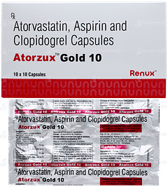 Atorzux Gold 10 Capsule 10