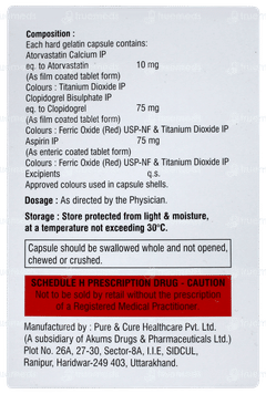 Atorzux Gold 10 Capsule 10