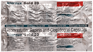 Atorzux Gold 20 Capsule 10