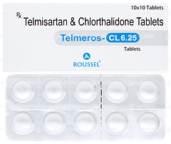 Telmeros Cl 6.25 Tablet 10