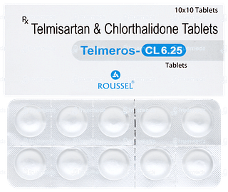 Telmeros Cl 6.25 Tablet 10
