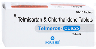 Telmeros Cl 6.25 Tablet 10