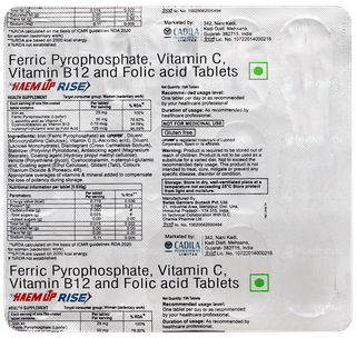 Haem Up Rise Nu Tablet 15