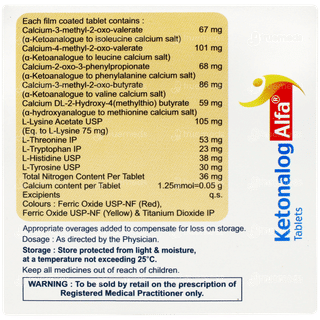Ketonalog Alfa Tablet 10