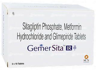 Gemer Sita Ir 50/1000/2 Tablet 10