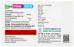 Dapa Vilda 50/5 Tablet 15