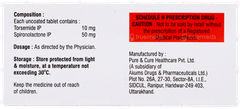 Torsedil Plus 10 Tablet 10