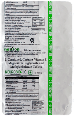 Neurobid Lc Tablet 10 Neurobid Lc Tablet 10
