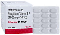 Sitanux M 1000 Tablet 15 Sitanux M 1000 Tablet 15