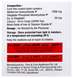 Sitanux M 1000 Tablet 15 Sitanux M 1000 Tablet 15