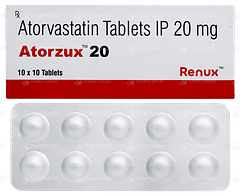 Atorzux 20 Tablet 10