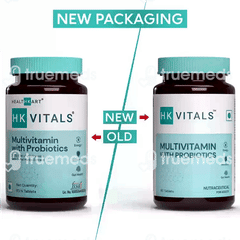 Healthkart Hk Vitals Multivitamin With Probiotics Tablet 90