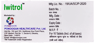 Iwitrol Tablet 10