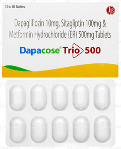 Dapacose Trio 500 Tablet 10 Dapacose Trio 500 Tablet 10