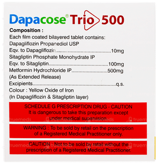 Dapacose Trio 500 Tablet 10