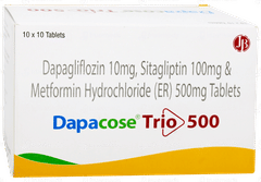 Dapacose Trio 500 Tablet 10 Dapacose Trio 500 Tablet 10