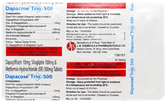 Dapacose Trio 500 Tablet 10 Dapacose Trio 500 Tablet 10