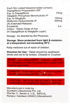 Sulidapa Sm 10/100/500 Tablet 15 Sulidapa Sm 10/100/500 Tablet 15