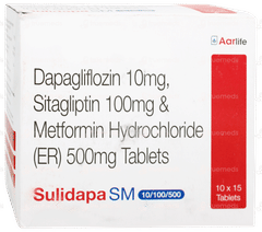 Sulidapa Sm 10/100/500 Tablet 15 Sulidapa Sm 10/100/500 Tablet 15