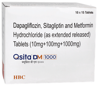 Qsita Dm 1000 Tablet 15